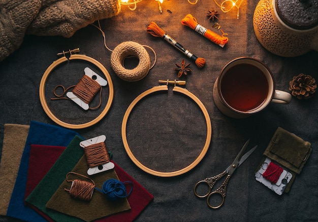 set broderie premium